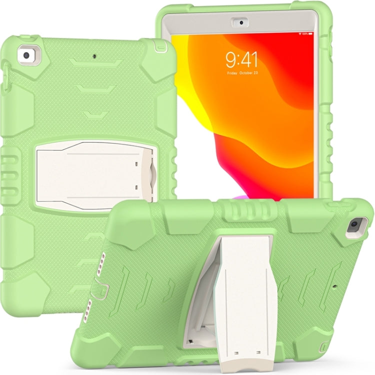 3-Layer Protection  Screen Frame + PC + Silicone Shockproof Combination Case with Holder, For iPad 9.7 (2018) / (2017) / Air 2 / Pro 9.7, For iPad 10.2 2021 / 2020 / 2019, For iPad Pro 10.5 (2019) / (2017)