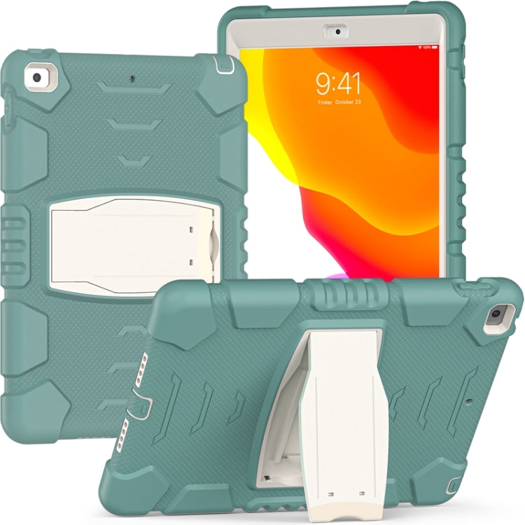 3-Layer Protection  Screen Frame + PC + Silicone Shockproof Combination Case with Holder, For iPad 9.7 (2018) / (2017) / Air 2 / Pro 9.7, For iPad 10.2 2021 / 2020 / 2019, For iPad Pro 10.5 (2019) / (2017)
