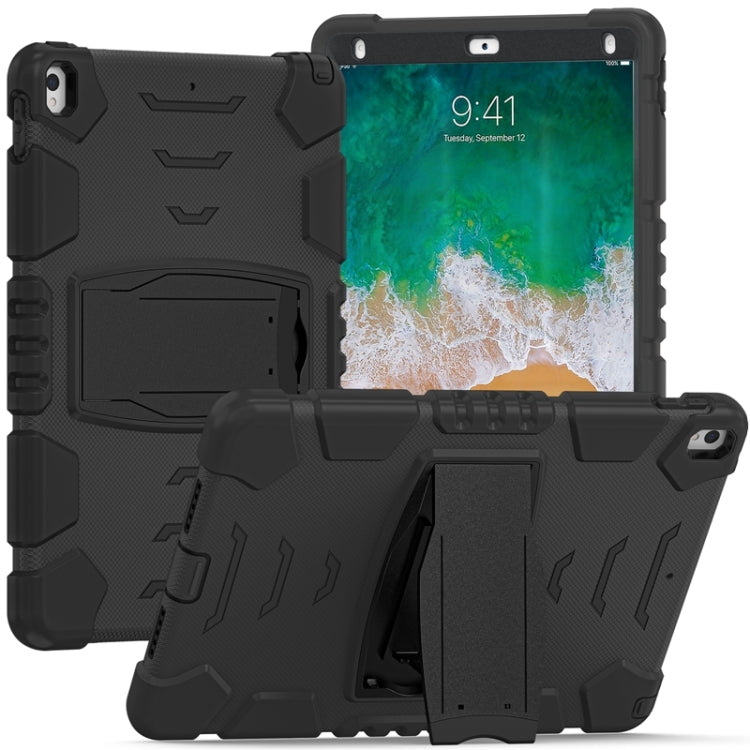 3-Layer Protection  Screen Frame + PC + Silicone Shockproof Combination Case with Holder, For iPad 9.7 (2018) / (2017) / Air 2 / Pro 9.7, For iPad 10.2 2021 / 2020 / 2019, For iPad Pro 10.5 (2019) / (2017)