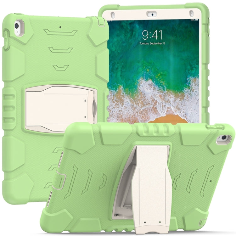 3-Layer Protection  Screen Frame + PC + Silicone Shockproof Combination Case with Holder, For iPad 9.7 (2018) / (2017) / Air 2 / Pro 9.7, For iPad 10.2 2021 / 2020 / 2019, For iPad Pro 10.5 (2019) / (2017)