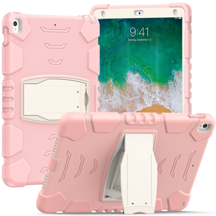 3-Layer Protection  Screen Frame + PC + Silicone Shockproof Combination Case with Holder, For iPad 9.7 (2018) / (2017) / Air 2 / Pro 9.7, For iPad 10.2 2021 / 2020 / 2019, For iPad Pro 10.5 (2019) / (2017)