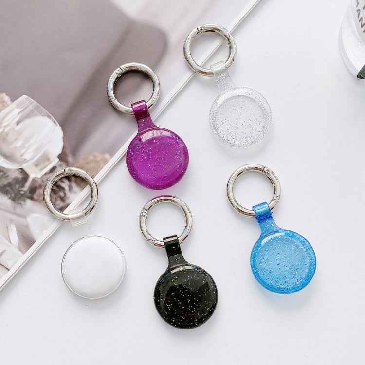 Anti-scratch Clear TPU Shockproof Protective Cover Case with Keychain Hook Loop, For AirTag
