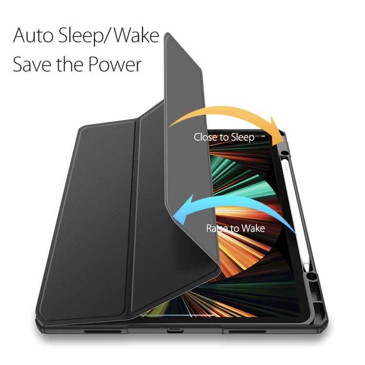 DUX DUCIS TOBY Series Shockproof PU Leather + PC + TPU Horizontal Flip Case with Holder & Pen Slot & Sleep / Wake-up Function, For iPad Pro 11 2022 / 2021 / 2020, For iPad Pro 12.9 2022 / 2021 / 2020