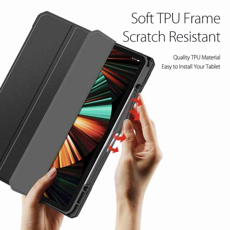 DUX DUCIS TOBY Series Shockproof PU Leather + PC + TPU Horizontal Flip Case with Holder & Pen Slot & Sleep / Wake-up Function, For iPad Pro 11 2022 / 2021 / 2020, For iPad Pro 12.9 2022 / 2021 / 2020