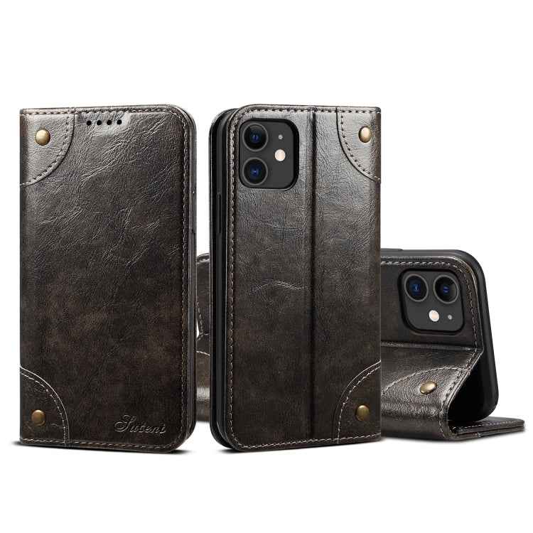 Baroque Simple Horizontal Flip Leather Case, with Holder & Card Slots & Wallet