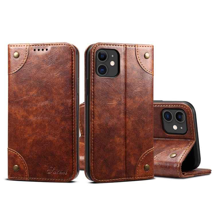 Baroque Simple Horizontal Flip Leather Case, with Holder & Card Slots & Wallet