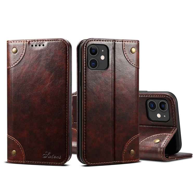 Baroque Simple Horizontal Flip Leather Case, with Holder & Card Slots & Wallet