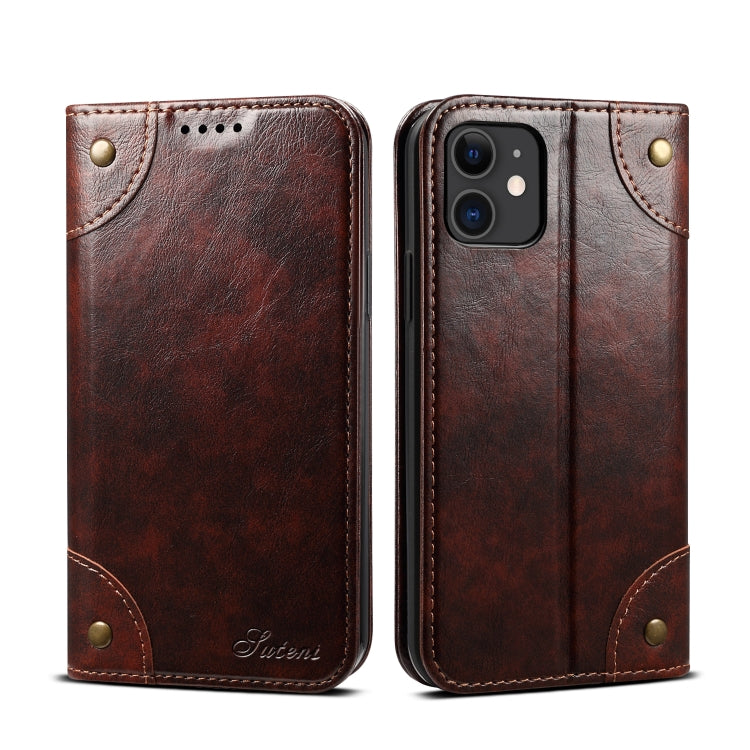 Baroque Simple Horizontal Flip Leather Case, with Holder & Card Slots & Wallet, For iPhone 11, For iPhone 11 Pro, For iPhone 11 Pro Max, For iPhone XS / X, For iPhone SE 2022 / SE 2020 / 8 / 7, For iPhone 8 Plus / 7 Plus, For iPhone XR, For iPhone XS Max