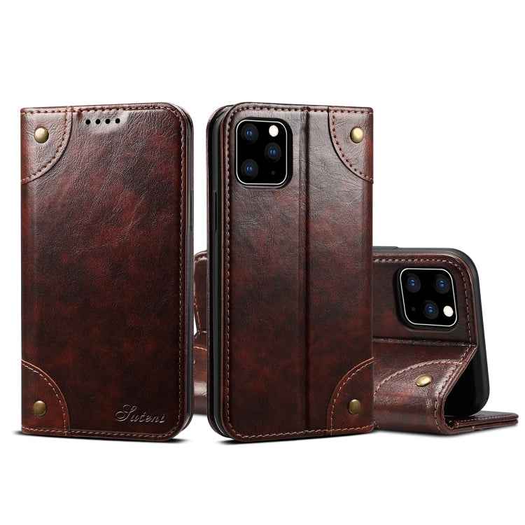 Baroque Simple Horizontal Flip Leather Case, with Holder & Card Slots & Wallet