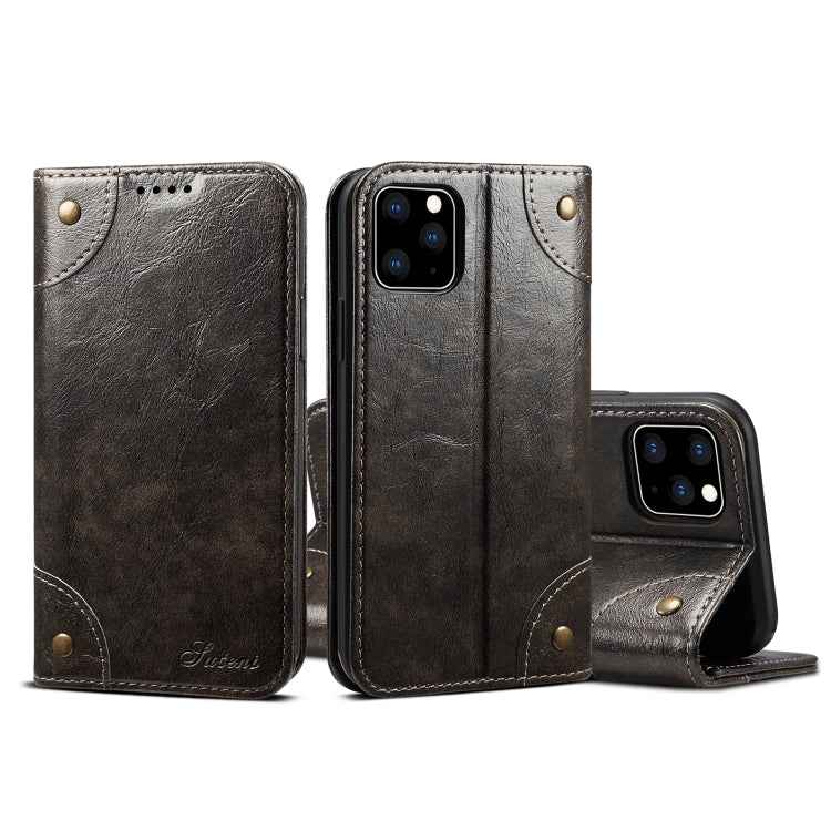 Baroque Simple Horizontal Flip Leather Case, with Holder & Card Slots & Wallet