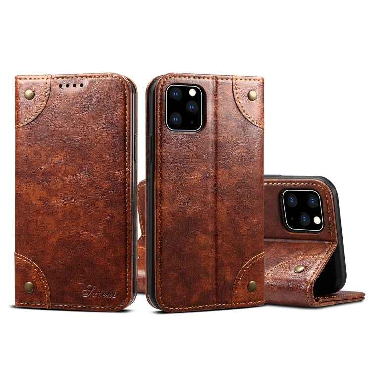 Baroque Simple Horizontal Flip Leather Case, with Holder & Card Slots & Wallet