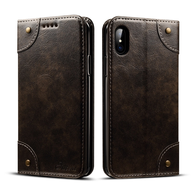 Baroque Simple Horizontal Flip Leather Case, with Holder & Card Slots & Wallet