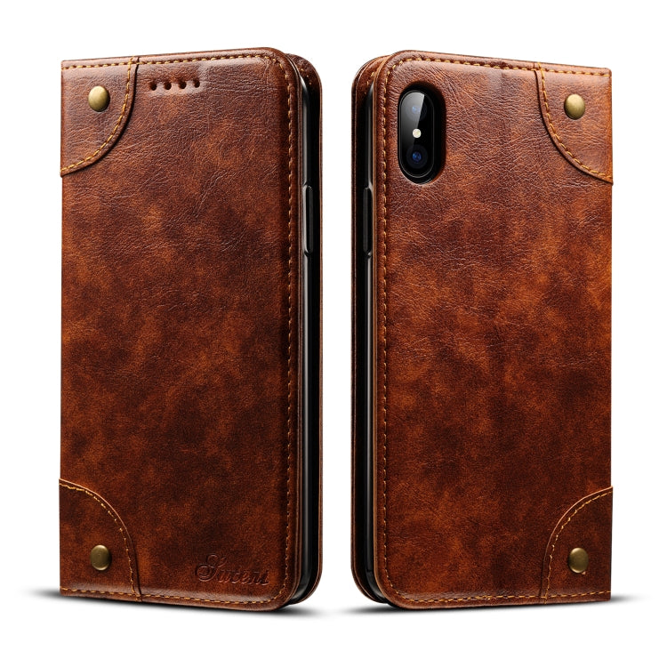 Baroque Simple Horizontal Flip Leather Case, with Holder & Card Slots & Wallet