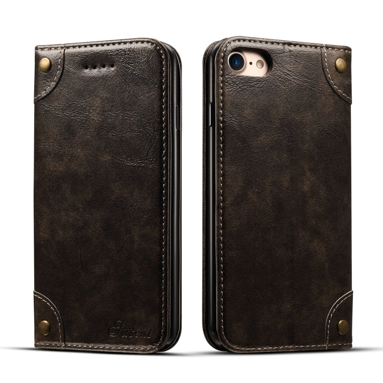 Baroque Simple Horizontal Flip Leather Case, with Holder & Card Slots & Wallet