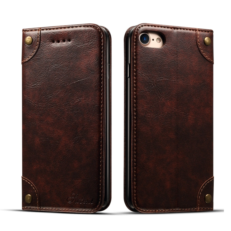 Baroque Simple Horizontal Flip Leather Case, with Holder & Card Slots & Wallet