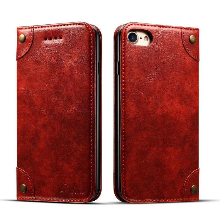 Baroque Simple Horizontal Flip Leather Case, with Holder & Card Slots & Wallet