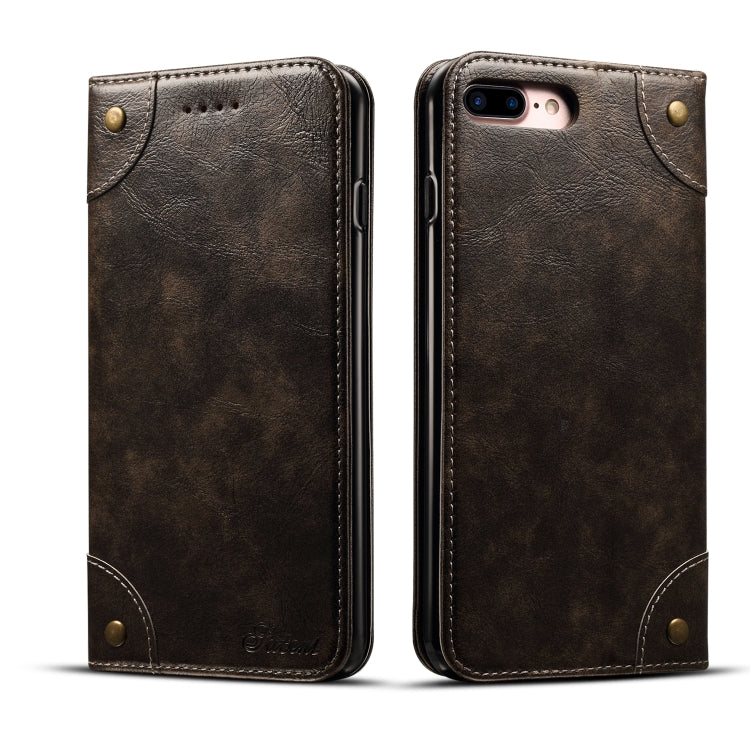 Baroque Simple Horizontal Flip Leather Case, with Holder & Card Slots & Wallet