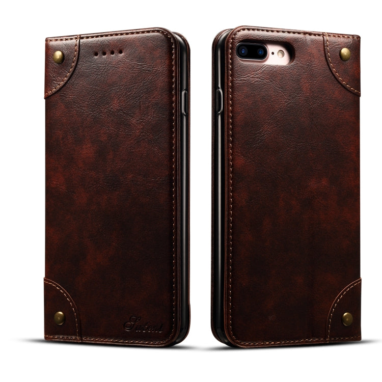 Baroque Simple Horizontal Flip Leather Case, with Holder & Card Slots & Wallet