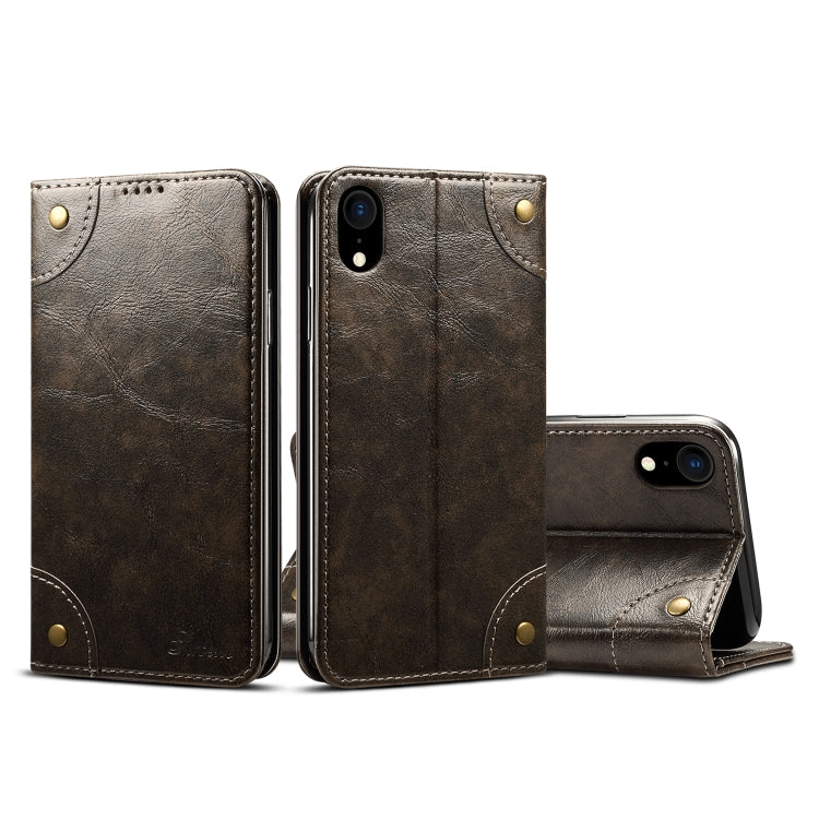 Baroque Simple Horizontal Flip Leather Case, with Holder & Card Slots & Wallet