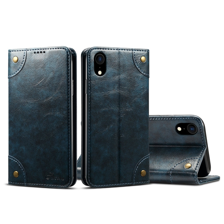 Baroque Simple Horizontal Flip Leather Case, with Holder & Card Slots & Wallet