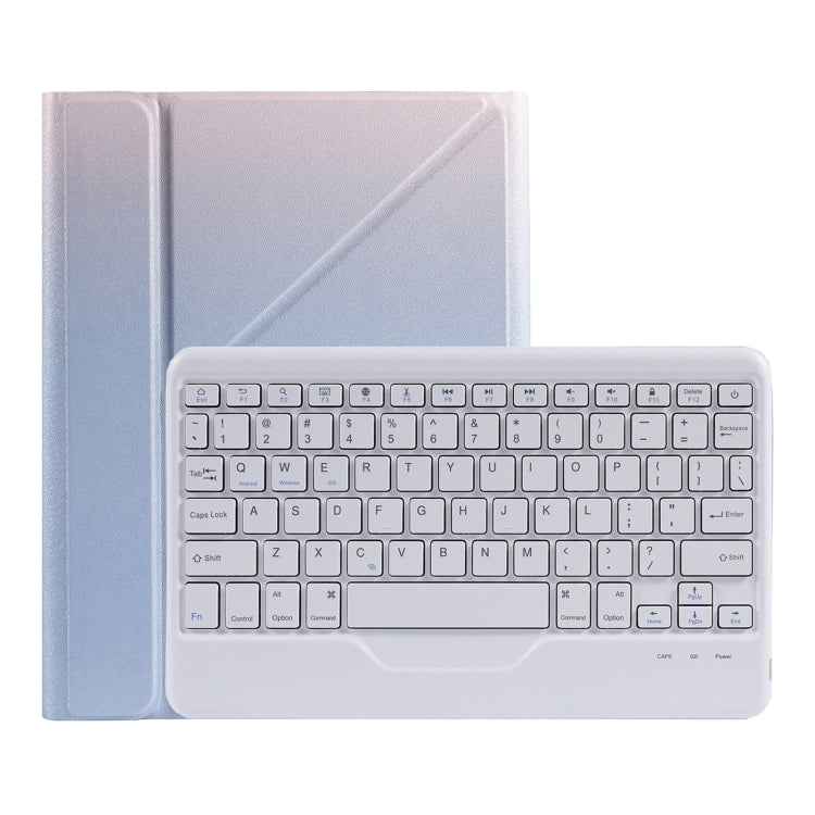 B011 Splittable Bluetooth Keyboard Leather Case with Triangle Holder & Pen Slot, For iPad 9.7 2018 & 2017 / Pro 9.7 / Air 2, For iPad 10.2 2020 & 2019 / Pro 10.5 inch / Air 3 10.5 inch                                                                    ...