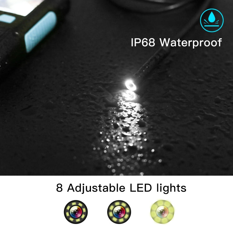 P60B 5.5mm 1080P 2.4 inch IPS Screen IP68 Waterproof HD Digital Endoscope, 5.5mm 2m Hard Cable, 5.5mm 5m Hard Cable, 5.5mm 10m Hard Cable