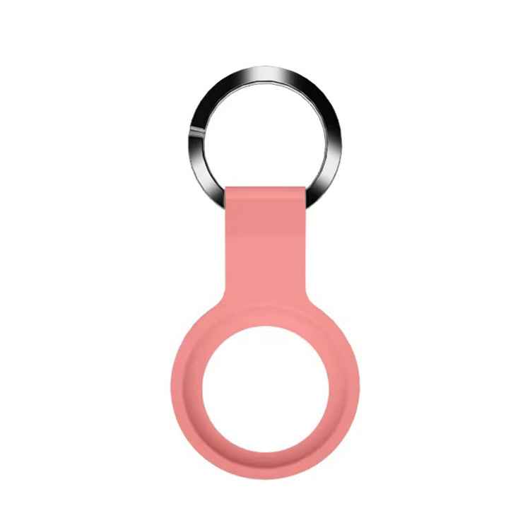 Mutural Liquid Silicone Protective Case with Key Ring for AirTag 2nd Gen / AirTag 1st Gen