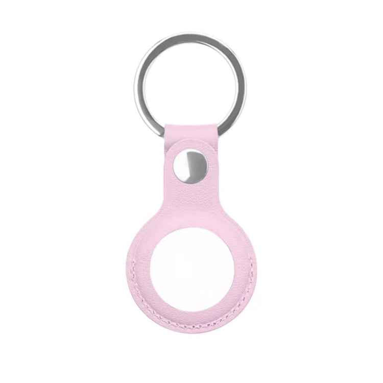 Mutural PU Leather Protective Case with Key Ring for AirTag 2nd Gen / AirTag 1st Gen
