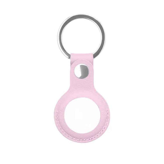Mutural PU Leather Protective Case with Key Ring for AirTag 2nd Gen / AirTag 1st Gen