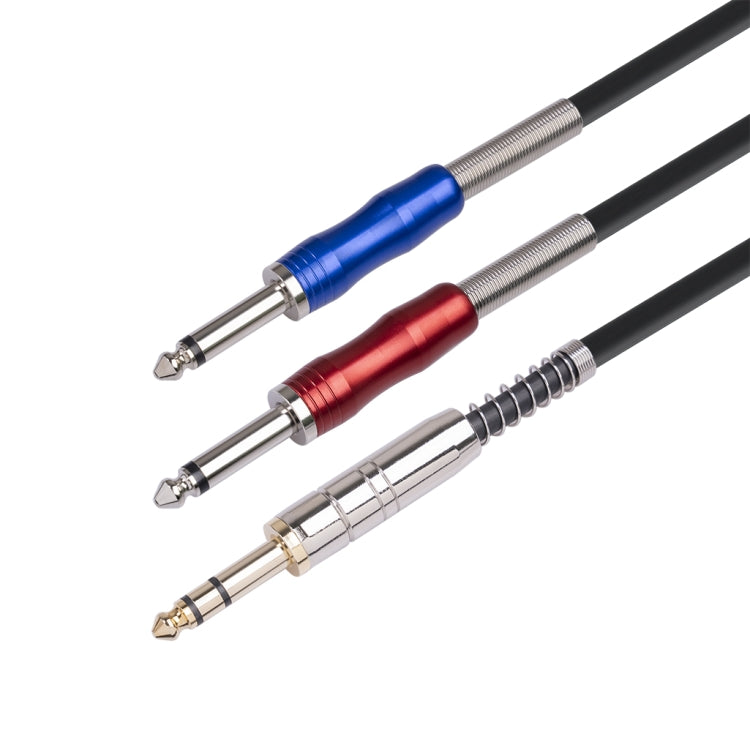 Stereo 6.35mm Male to Dual Mono 6.35mm Audio Cable, 1.8m, 3m, 5m