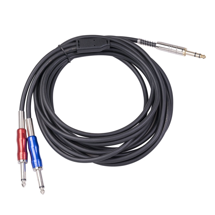 Stereo 6.35mm Male to Dual Mono 6.35mm Audio Cable, 1.8m, 3m, 5m