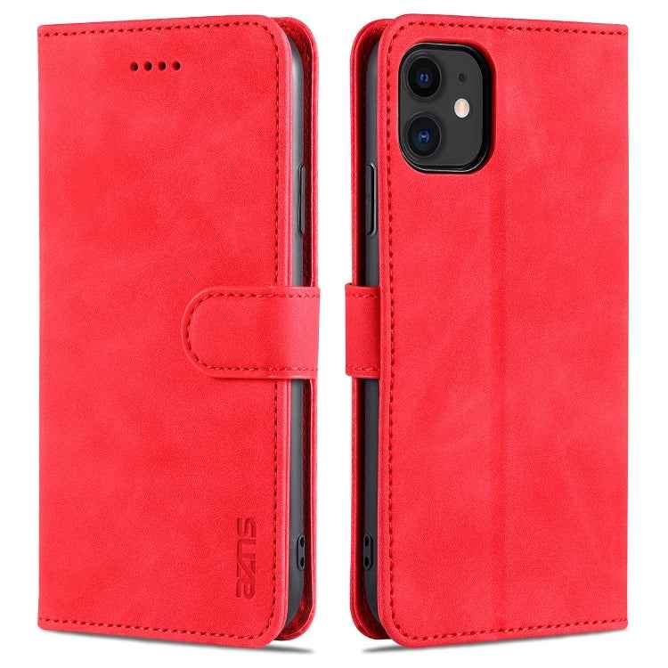 AZNS Skin Feel Calf Texture Horizontal Flip Leather Case with Card Slots & Holder & Wallet, For iPhone 11 Pro, For iPhone 11, For iPhone 11 Pro Max, For iPhone XS / X, For iPhone XS Max, For iPhone XR
