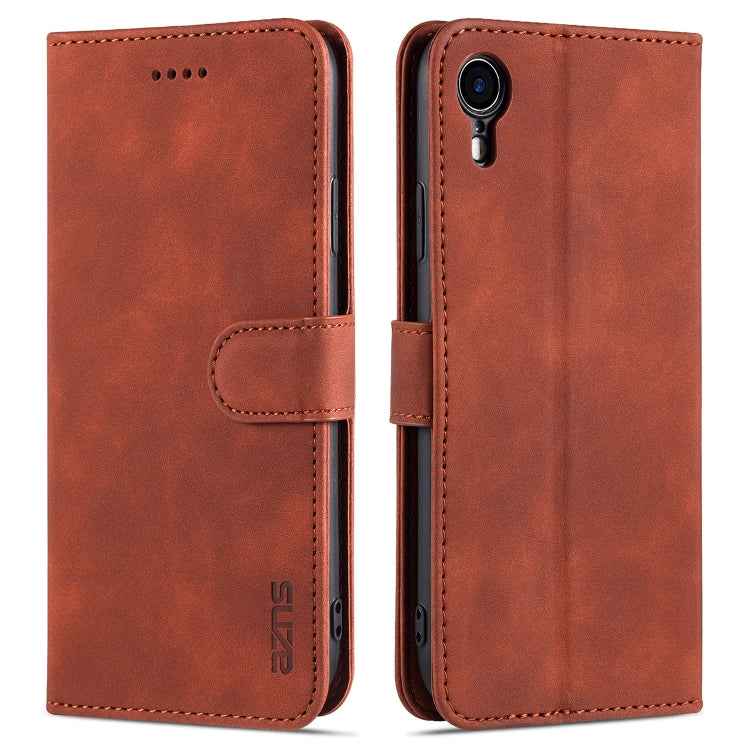 AZNS Skin Feel Calf Texture Horizontal Flip Leather Case with Card Slots & Holder & Wallet, For iPhone 11 Pro, For iPhone 11, For iPhone 11 Pro Max, For iPhone XS / X, For iPhone XS Max, For iPhone XR