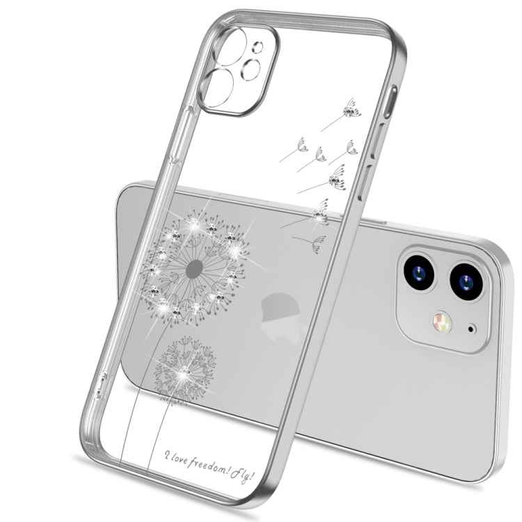 Ultra-thin Electroplating Dandelion Pattern Protective Case, For iPhone 11, For iPhone 11 Pro, For iPhone 11 Pro Max, For iPhone 12 Pro Max, For iPhone 12 Pro, For iPhone 12, For iPhone 12 Mini