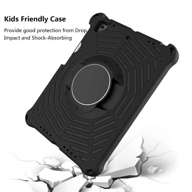 Spider King EVA Protective Case with Adjustable Shoulder Strap & Holder & Pen Slot, For iPad 9.7 2018 & 2017 / Pro 9.7 / Air 2 / Air, For iPad 10.2 2021 / 2020 / 2019, For iPad Pro 10.5 inch 2017 / Air 3 10.5 inch                                       ...