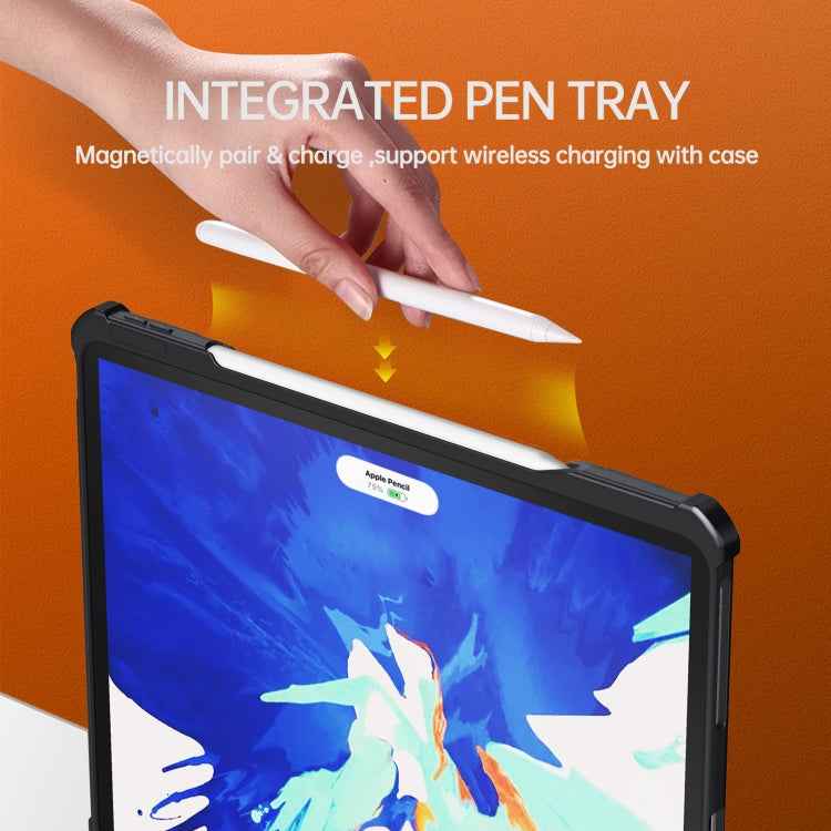 wlons Explorer Series PC + TPU Protective Case with Folding Holder, For iPad 10.2 2020 / 2019 / Air 2019 10.5, For iPad Pro 11 2022 / 2021 / 2020 / 2018 / Air 2020 10.9, For iPad Pro 12.9 2022 / 2021 / 2020 / 2018