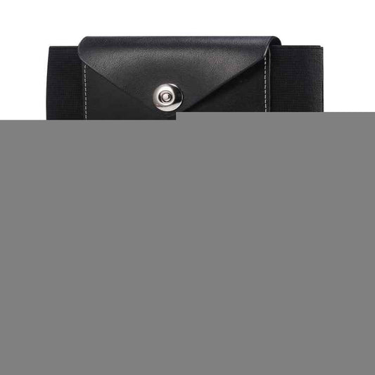 Ultra-thin Elasticity Mobile Phone Leather Case Waist Bag, For 5.8-6.1 inch Phones, Size: S, For 5.5-6.5 inch Phones, Size: M, For 6.7-6.9 inch Phones, Size: L