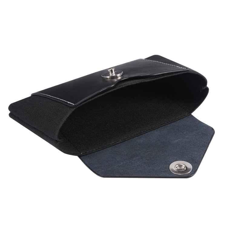 Ultra-thin Elasticity Mobile Phone Leather Case Waist Bag, For 5.8-6.1 inch Phones, Size: S, For 5.5-6.5 inch Phones, Size: M, For 6.7-6.9 inch Phones, Size: L