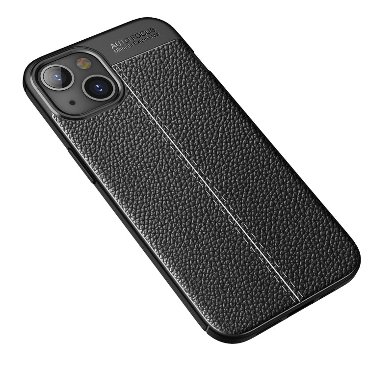 Litchi Texture TPU Shockproof Case, For iPhone 13