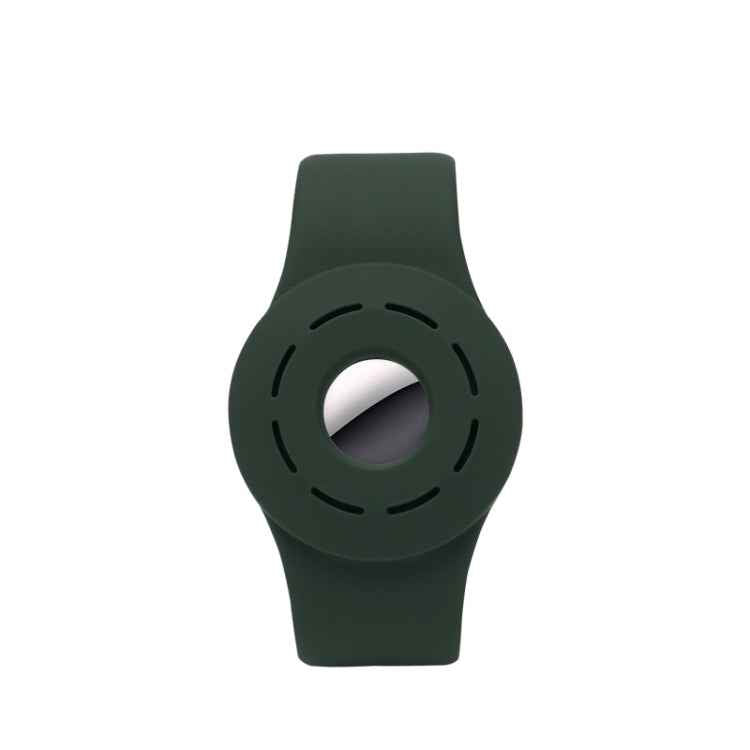 Anti-scratch Shockproof Silicone Bracelet Strap Protective Cover Case, For AirTag