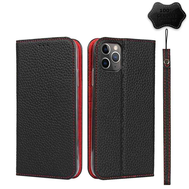 Litchi Texture Horizontal Flip Top Layer Cowhide Leather Case with Holder & Card Slots & Wallet & Strap & Wire Winder, For iPhone 12 mini, For iPhone 12 / 12 Pro, For iPhone 12 Pro Max, For iPhone 11 Pro, For iPhone 11, For iPhone 11 Pro Max           ...