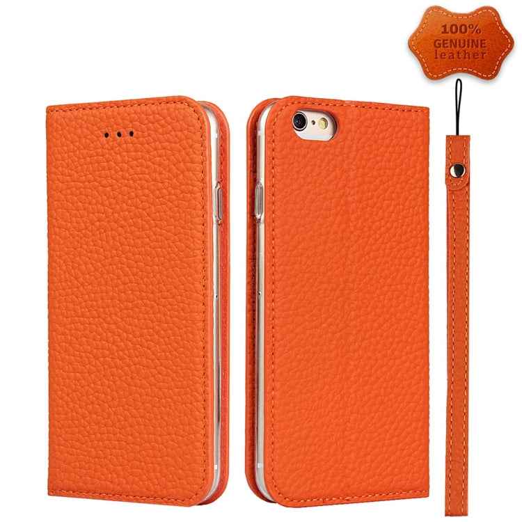 Litchi Texture Horizontal Flip Top Layer Cowhide Leather Case with Holder & Card Slots & Wallet & Strap & Wire Winder, For iPhone 6 & 6s, For iPhone 6 Plus & 6s Plus, For iPhone XR, For iPhone XS Max