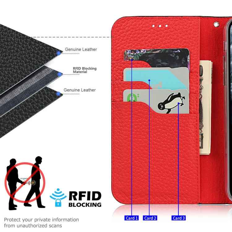 Litchi Texture Horizontal Flip Top Layer Cowhide Leather Case with Holder & Card Slots & Wallet & Strap & Wire Winder, For iPhone 6 & 6s, For iPhone 6 Plus & 6s Plus, For iPhone XR, For iPhone XS Max