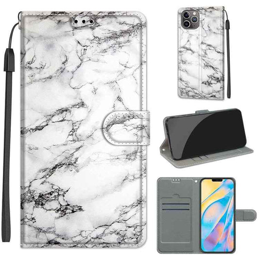 Voltage Colored Drawing Magnetic Clasp Horizontal Flip PU Leather Case with Holder & Card Slots, For iPhone 12 Pro Max, For iPhone 12 / 12 Pro