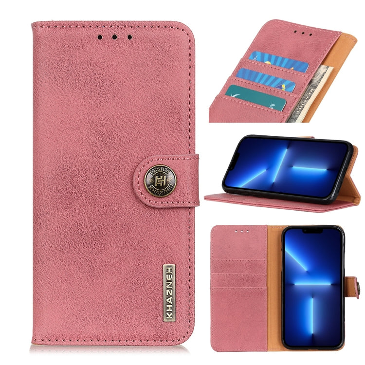 KHAZNEH Cowhide Texture Horizontal Flip Leather Case with Holder & Card Slots & Wallet, For iPhone 13, For iPhone 13 Pro, For iPhone 13 Pro Max