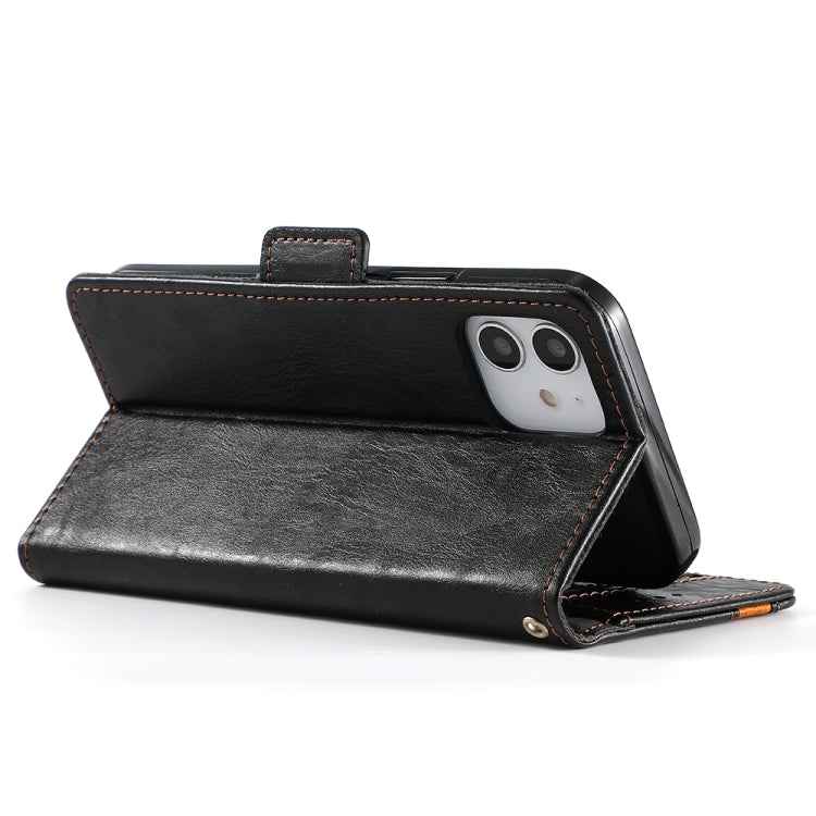 CaseNeo Business Splicing Dual Magnetic Buckle Horizontal Flip PU Leather Case with Holder & Card Slots & Wallet, For iPhone 12 / 12 Pro, For iPhone 12 Pro Max, For iPhone 11 Pro, For iPhone 11, For iPhone 11 Pro Max