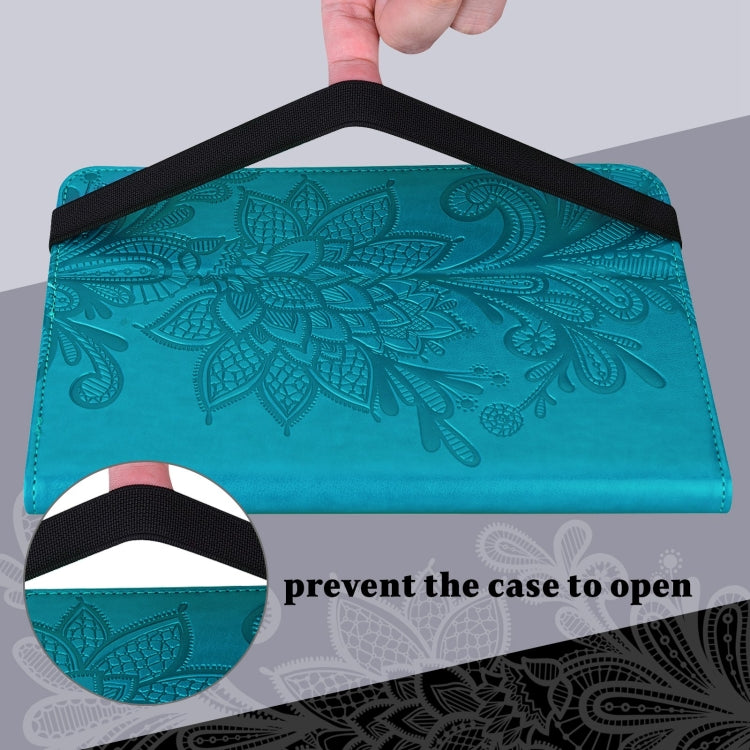 Lace Flower Embossing Pattern Horizontal Flip Leather Case with Holder & Card Slots & Wallet & Photo Frame & Sleep / Wake-up Function, For iPad 9.7 2018 / 9.7  2017 / Air 2 / Air, For iPad mini  2019 / 4 / 3 / 2 / 1, For iPad Pro 10.5 2017 / 10.2 2019 ...