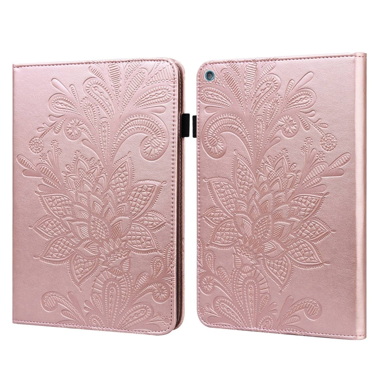 Lace Flower Embossing Pattern Horizontal Flip Leather Case with Holder & Card Slots & Wallet & Photo Frame & Sleep / Wake-up Function, For iPad 9.7 2018 / 9.7  2017 / Air 2 / Air, For iPad mini  2019 / 4 / 3 / 2 / 1, For iPad Pro 10.5 2017 / 10.2 2019 ...