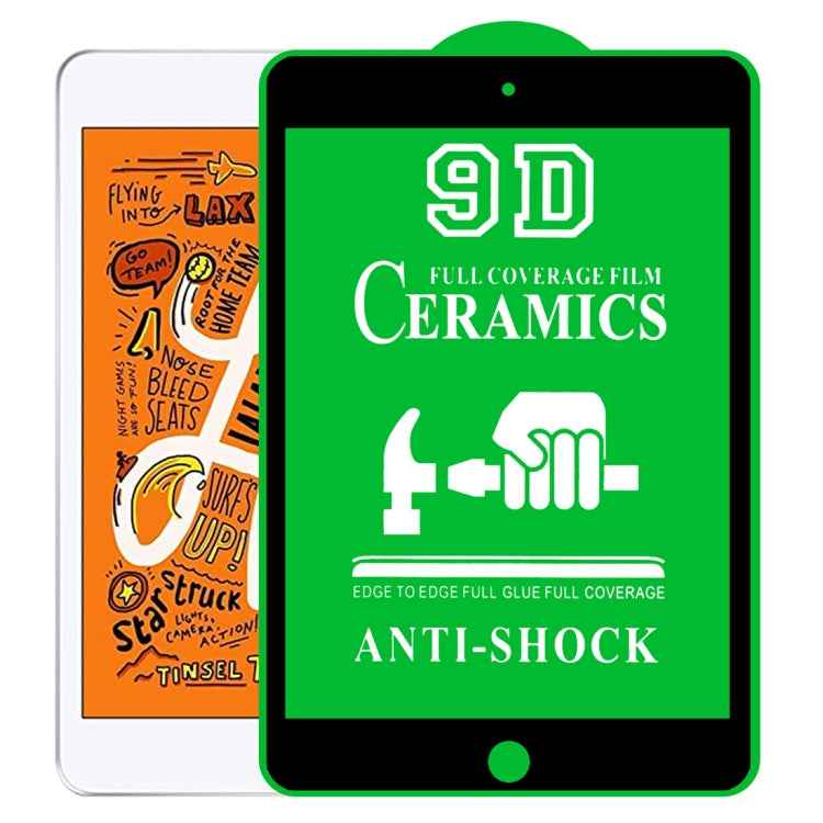 9D Full Screen Full Glue Ceramic Film, For iPad 4 / 3 / 2 9.7 inch (1 PC), For iPad 10.2 2021 / 2020 / 2019 (1 PC), For iPad Pro 10.5 / Air 3 (1 PC), For iPad mini 3 / 2 / 1 (1 PC), For iPad mini 2019 / 4 (1 PC), For iPad Pro 9.7 inch (1 PC)           ...