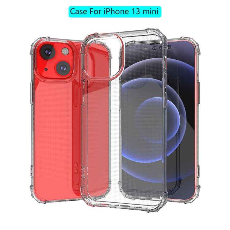 Shockproof Transparent TPU Protective Case, For iPhone 13 mini, For iPhone 13, For iPhone 13 Pro, For iPhone 13 Pro Max